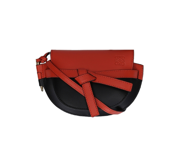 2020年春夏新作☆ロエベコピー☆ゲートミニバッグ Vermillion/Black 0010365401